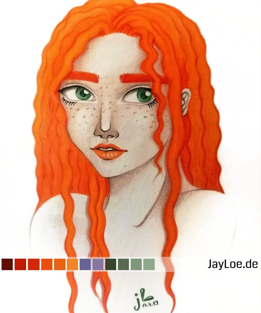 Orange haired girl