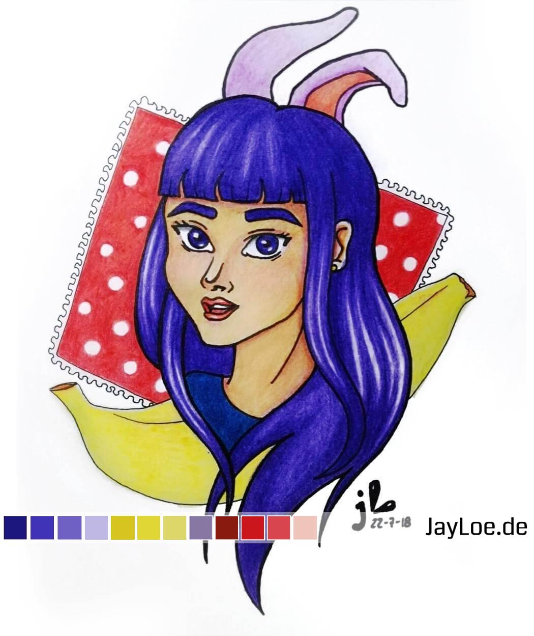 Character from Baylee Jaes (YouTube)redraw challenge